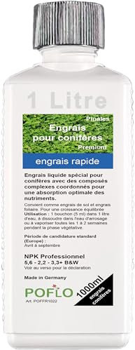 Engrais pour conifères. Fertilisez les sapins, les épicéas, les pins, engrais liquide premium de la gamme professionnelle 1000ml