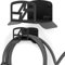 Electric Car Charger Holder, Base, Wall Hook, Hose, Charger Batteries, EV, Cable Organizer, Motorcycle Accessories (Black)