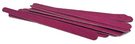 Remos, set di lime per unghie, 10 pezzi, ideali per manicure e pedicure, 17 cm