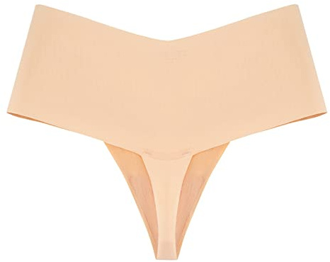 Tanga sans Couture Femme Hot Girls Sexy Culotte Yoga sous-Vêtements Bikini String sans Soudure Strings sous-Vêtements Solide Nylon Glace Soie Culotte Coton Femme Short Minceur Femme Cellulite (A, XL)