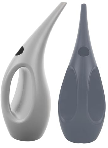BESPORTBLE 2piezas Regadera de Boquilla Elegante de Plástico Botella de Jardinería Rellenable Jarra Rociadora Grande para Maceta con Boquilla para Regar Flores Casa o Jardín
