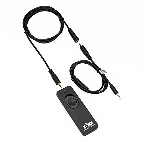 Kiwifotos RR-100 Camera Remote Shutter Release Cord for Fuji Fujifilm X-T30 II X-T30 XT30 X-T20 XT20 X-T5 XT5 X-T4 XT4 X-T3 X-T2 X100VI X100V X100F X-E3 X-E2S X-PRO3 GFX100SII GFX 100S X-A5 & More