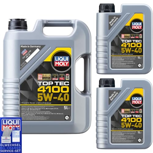 7 Liter Original 3701 Top Tec 4100 5W-40 Öl Motoröl Motorenöl