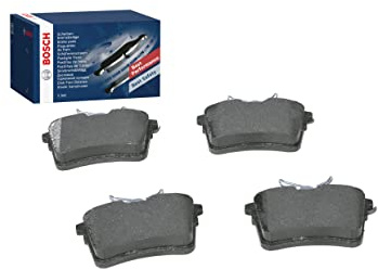 Bosch BP1242 - Pastiglie Freni Auto, Trasero - Calidad Bosch - Reducción de Ruido y Polvo - Certificación ECE-R90 - Sin Cobre - 1 Juego de 4 Pastillas