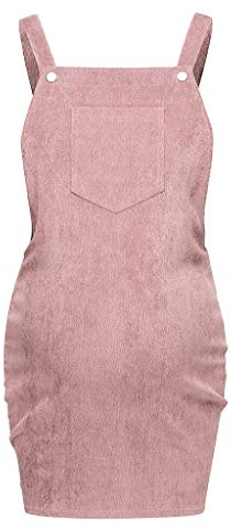 Vestido de peto para mujer de pana: vestido de maternidad para mujer de verano, vestidos de peto de embarazo, vestido de embarazo sin mangas corto, mono de falda con peto elegante, vestidos de fiesta