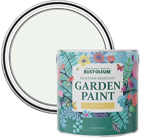 Rust-Oleum White Mould-Resistant Garden Paint In Matt Finish - Steamed Milk 2.5L