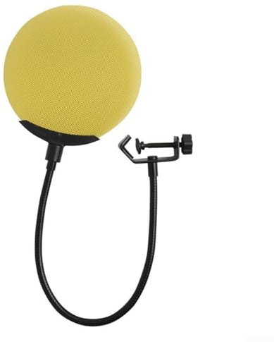 Filtro de micrófono de estudio, pantalla de viento de micrófono profesional, filtro de micrófono portátil para estudios de grabación, cubierta de pulverización de micrófono