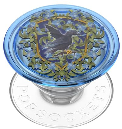 Poignée de téléphone PopSockets avec béquille Extensible, Harry Potter – Blason Floral Serdaigle