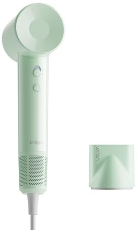 Laifen SE Lite Haartrockner, negativer Ionen-Haarföhn mit 100000 U/min bürstenloser Motor für schnelles Trocknen, leiser Hochgeschwindigkeits-Haartrockner, für zuhause und auf Reisen(Grün)
