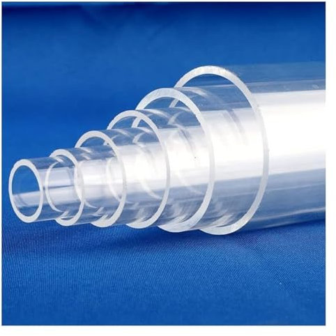 RSRSR Zisternenadapter, 1 Stück, 50 cm, transparentes Acrylrohr, Gartenbedarf, for Aquarium-Abflussrohr, Fischtankrohre, Gartenwasseranschlüsse, Außendurchmesser 16–110 mm (Größe: 60 mm)(40mm)