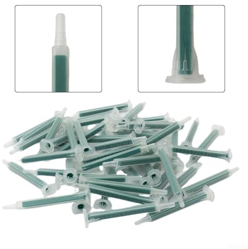 Paquete a granel de 50 boquillas mezcladoras para mezcladores estáticos 2K para múltiples usos