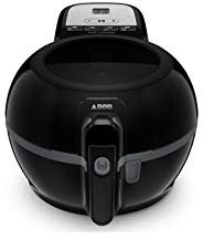 SEB ACTIFRY ADVANCE 1.2kg Friteuse sans huile électrique noire Régulation intelligente de la température Friture saine Pale de brassage Application de recettes Sans odeur Facile à utiliser FZ727800