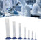 7-teiliges Laborinstrumenten-Messzylinder-Set aus Borosilikatglas mit 10 Ml, 25 Ml, 50 Ml, 100 Ml, 250 Ml, 500 Ml, 1000 Ml Chemie-Messzylinder für das Labor