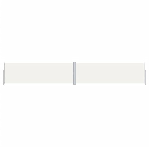vidaXL Tenda da Sole Laterale Retrattile Crema 160x1000 cm