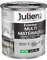 Julien Peinture Multi-Matériaux Satin en phase Aqueuse - Bois, Fer, Alu, PVC, Zinc, Acier galvanisé, brut ou peint - Gris Clair 0,5 L