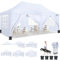 COBIZI Faltpavillon 3X6m Wasserdicht Stabil Pavillon 3x6m, Partyzelt Faltbar Anti-UV mit 6 Seitenwänden, Gartenpavillon für Hochzeiten, Freien
