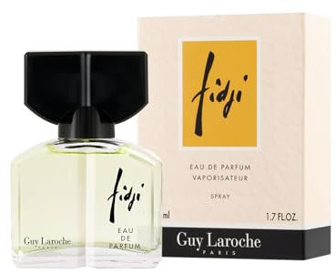 Guy Laroche Fidji Eau de Parfum, Parfüm für Frauen, Ein erfrischender, reiner und blumiger Duft, Mit Hyazinthe, Nelke und Patchouli, 50ml