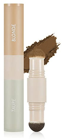 EONFAVE Zweifarbig Wasserdicht Haarpuder, Haarsofortige Deckunge Volumen Puder, Lang Anhaltend Kaschieren Retouch Haaransatz Puder For Breiten Stirnseite Haaransatz Farbe