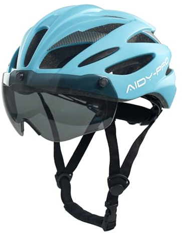 AIDY-PRO Kids Bike Helmet Boys Bike Helmet with Goggles, Adjustable Youth Bikes Helmets, Bicycle Cycling Roller Skating Skateboard Helmet for Boys Girls