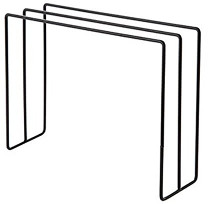 CHEOTIME Portasciugamani da Terra, 3 File di Aste Appese Stendino per Strofinacci da Appoggio Stendino per Strofinacci Porta Asciugamani Staccato per Cucina (Black)