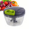 STANK Manual Food Chopper Vegetable Cutter, 520ml Pull String Portable Mini Chopper, Multi-Function Mini Food Processors with Handle and Cover, Small Foods Processor for Veggies Ginger Fruits Nuts