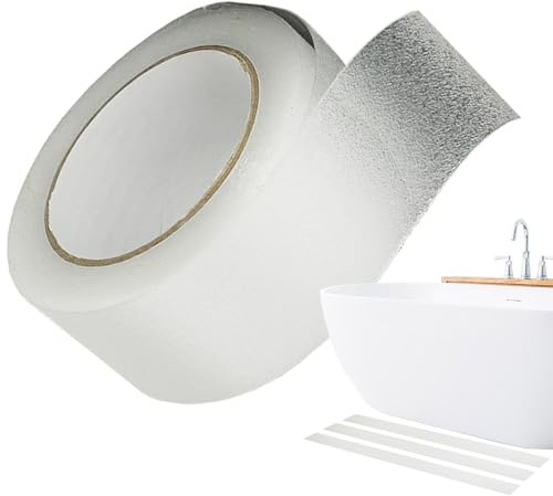 Kaxenig Strisce Antiscivolo per Scale, Nastro Sicurezza, Adesivo Antisdrucciolo per Bagno Entrata Cucina Piscina Doccia Pubblica Corridoio Pavimento Esterno Toilette
