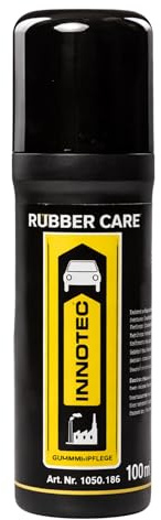 INNOTEC Rubber Care 100 ml – Rullo per la cura di guarnizioni di veicoli, gomme di porte, telai di finestre e altre superfici in gomma – previene la disidratazione, la formazione di crepe e l'effetto