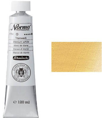 Schmincke – Norma® Professional - feinste Künstler-Ölfarben, Neapelgelb hell - 120 ml