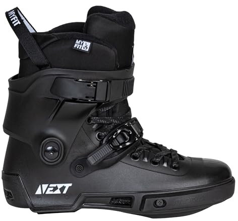Powerslide Inline Skate Next Black Boot, per Urban e fitness, uomo e donna