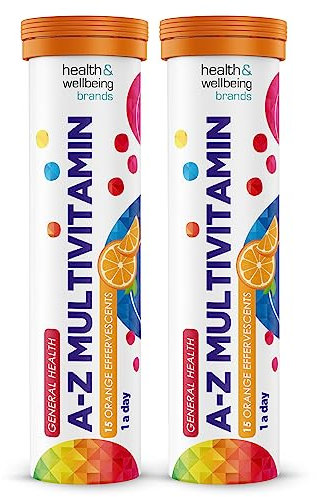 A-Z Multivitamin Orange Flavour Effervescent Tablets - High Strength Tablets for a Healthy Immune System