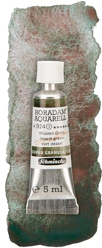Smink – DAM® AQUARELL, supergranulering, ökengrön, 5 ml, mycket starka granulerande nyanser, finaste supergranulerande akvarellfärger