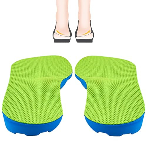 Plantillas de Supinación para Alineación de Pies,Plantillas Ortopédicas Cuñas Insertos para Zapatos,Plantilla de Pronación para Supinación O/X Pierna Arco Piernas Pies Planos-35-37