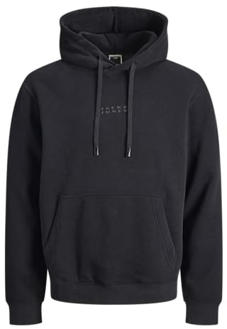 JACK & JONES Sweat Badge Hood Jcopoint Sudadera con Capucha BF para Hombre