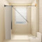 CVERTHAF Cortina de Ducha Plegable de aleación de Aluminio, Opaca, insonorizada y divisoria de ambientes, para Puerta de Ducha, baño, lavadero (C)