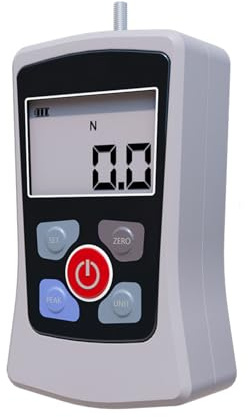 Medidor digital de fuerzas de alta precisión con pantalla LCD y alarma de sobrecargas para una medición precisa de empuje y tracción, medidor digital de fuerzas