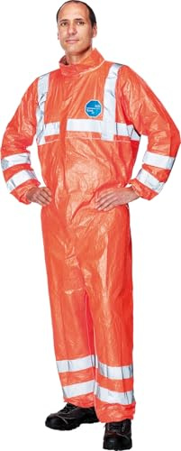 DuPont Tyvek-500Hv_M Schutzanzug, Orange, M Größe