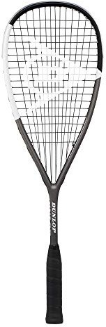 DUNLOP Blackstorm Titanium 4.0 - Raqueta de Squash, Color Gris y Blanco