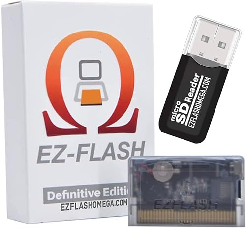 micompuTer EZ Flash Omega Definitive Edition EZ Flash Omega DE Spielkarte EZFlash für GBA GBA SP DS NDS Lite