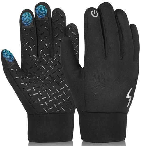 jianyana Handschuhe Kinder Winterhandschuhe FahrradHandschuhe Kinder Warme Anti-Rutsch Reithandschuhe Handschuhe Sport Outdoor Laufhandschuhe für 4-12 Jahre Jungen Mädchen