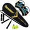 Senston Graphit Badminton Set Leichtgewicht Profi Badmintonschläger mit 2 Federbälle und 2 Griffband für Training, Sport und Unterhaltung
