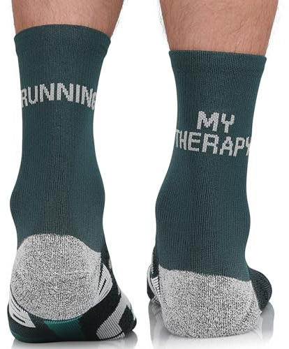 TODO Running Raid Chaussettes de course - modèle Running My Therapy, rembourrage anti-bulles, pour homme | Marathon | Trail | Jogging