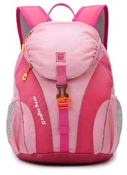 PORRASSO Zaino da Trekking 15L Leggero Impermeabile Zaino Hiking Backpack per Donna Uomo Ciclismo Arrampicata Sport Rosa Chiaro