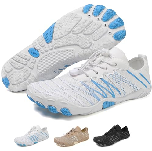 Acfoda Chaussures Aquatiques Homme Femme Chaussures de Trail Running Plage Séchage Rapide Antidérapant Surf Bain, GR. 36-47