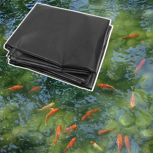 Rivestimento flessibile per laghetto – resistente HDPE da giardino con membrana per acque esterne, pellicola preformata per laghetto (4 x 10 m)