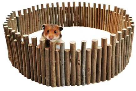 Hamster de madera | Juguetes de madera para hurones | Escalera y puente de hámster | Para padres de mascotas amantes de los animales, así como refugios de animales, sala de estar, dormitorio, estudio
