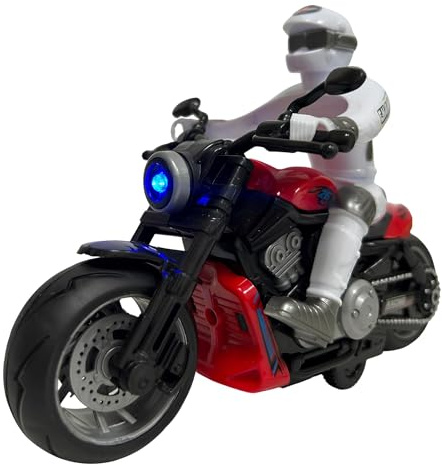 Moto Giocattolo Luci e Suoni Reali Moto con Pilota Grande da Corsa a Frizione Super Racing Motorcycle Motocicletta Giocattolo da Strada Sportiva Giocattoli Motocicletta Gioco ,colori assortiti