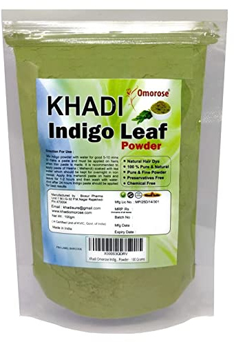 Khadi Indigo Leaf Puder, 100 g