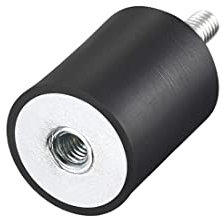 sourcing map M6 Stecker Buchse Gummihalterungen Schwingungsisolatoren Stoßdämpfer 25 mm x 30mm