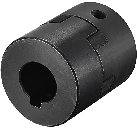 sourcing map Giunto flessibile dell'accoppiatore del motore dell'albero da 19mm a 24mm 51mm x 44mm