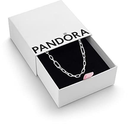 Pandora ME Link Chain Necklace In Sterling Silver For Medallion Charms, 50cm, With Gift Box